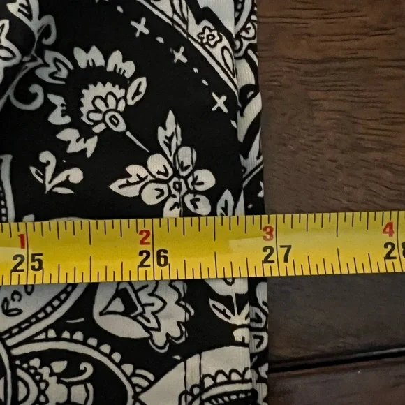 ALYX L sleeveless black & white polyester and spandex blouse top - Picture 9 of 11